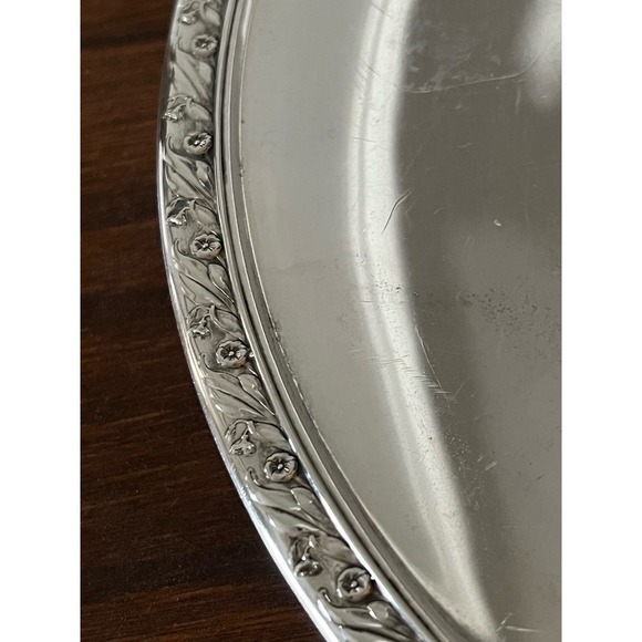 Reed & Barton 1209 Antique Silver Plate Candy Dish Bowl Decor Vintage - Picture 8 of 8